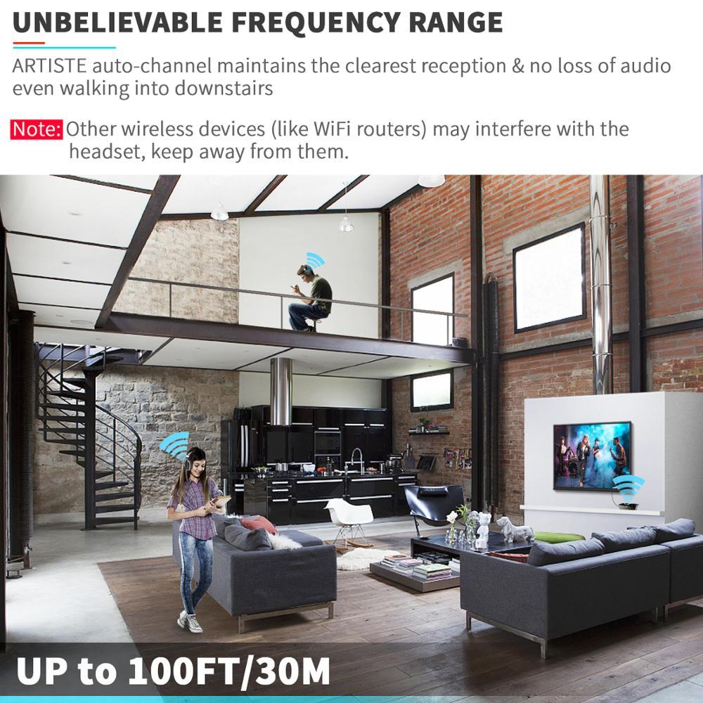 TV Wireless On-Ear Headphones – Deep Bass & Clear Sound