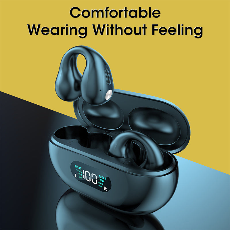 Bone Conduction TWS Earbuds – Touch Wireless Bluetooth 5.3