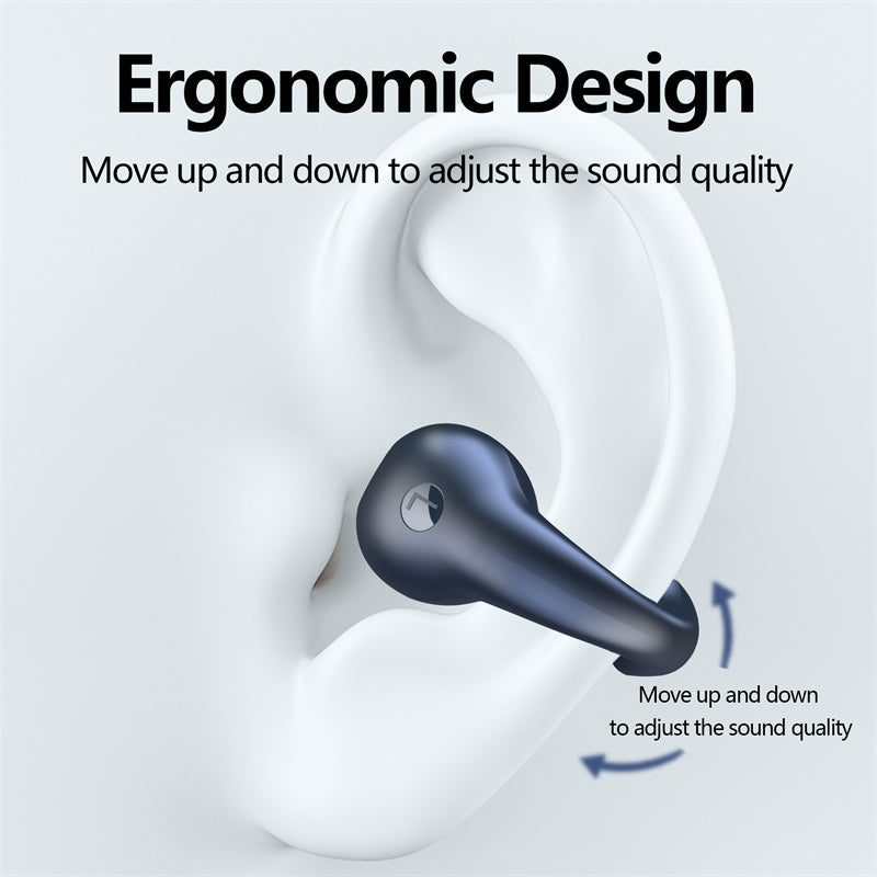 Bone Conduction TWS Earbuds – Touch Wireless Bluetooth 5.3