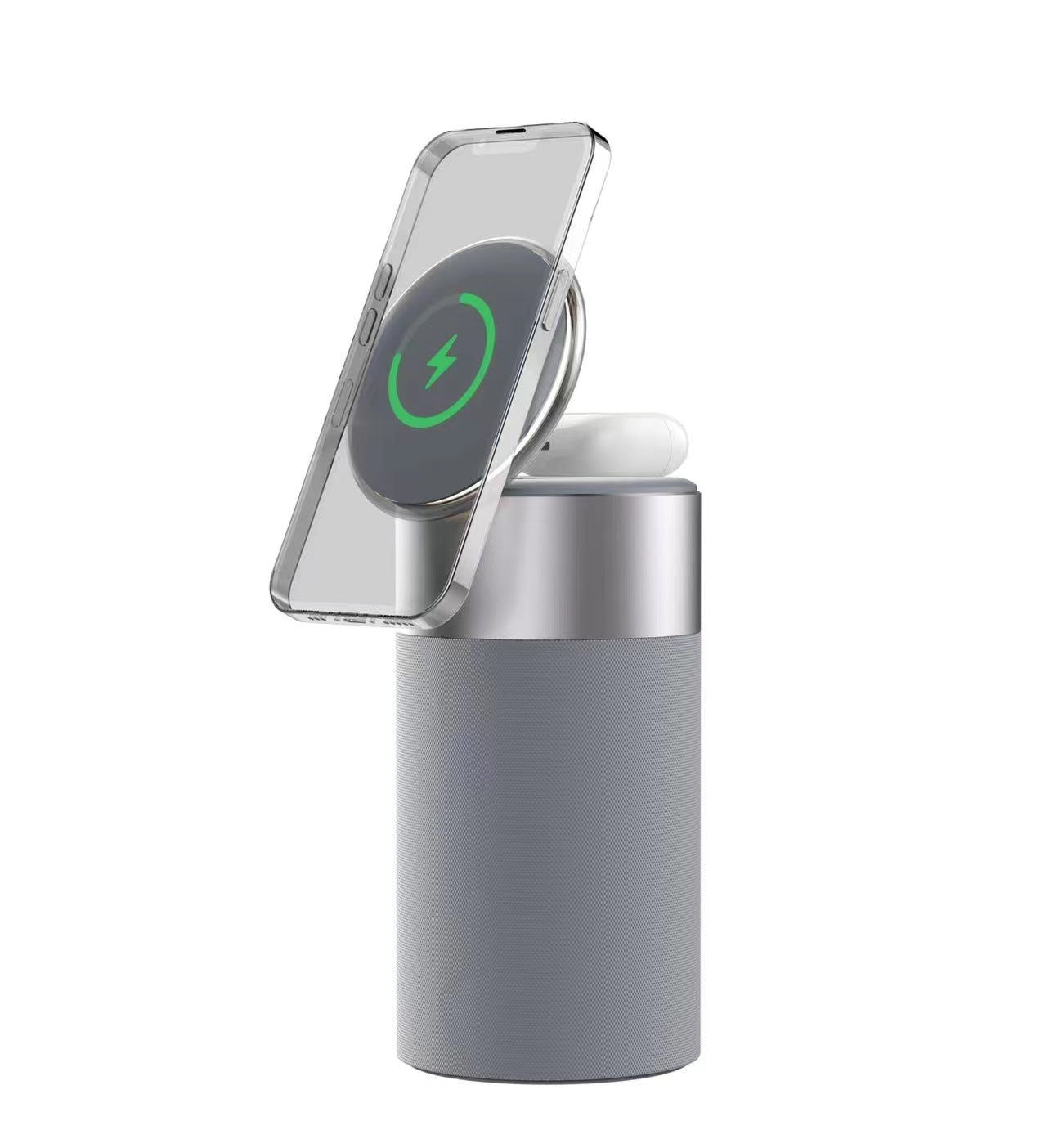 3-in-1 Wireless Charger – Bluetooth Speaker & Touch Lamp