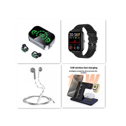 YD03 TWS Wireless Headset – Smart Display & Breathing Light