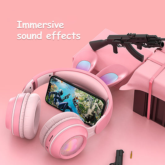 Rabbit Ear Wireless Luminous Headphones – Extendable & Fun