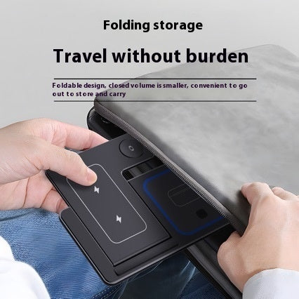 15W 3-in-1 Wireless Charger – Foldable Stand for iPhone, iWatch & AirPods