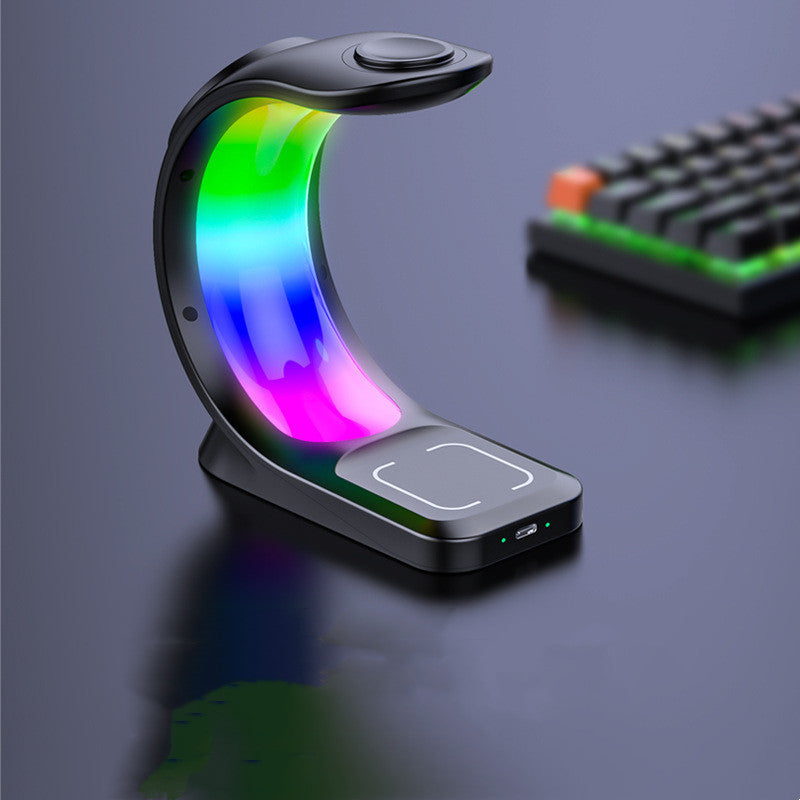 4-in-1 Magnetic Wireless Charger – Fast Charging & Ambient Light