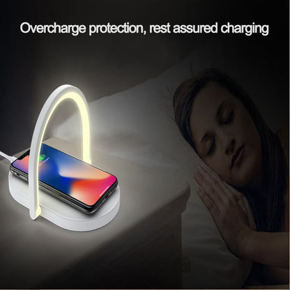 3-in-1 Wireless Charger & LED Reading Lamp – Foldable & Fast Charging