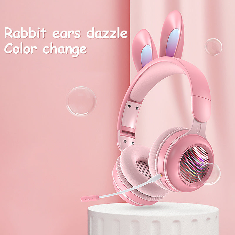 Rabbit Ear Wireless Luminous Headphones – Extendable & Fun