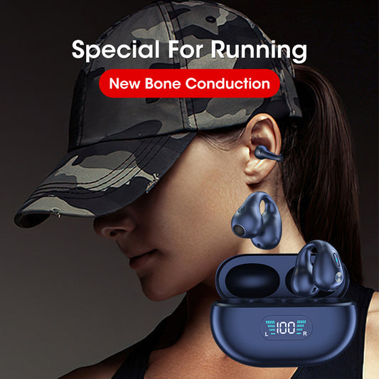 Bone Conduction TWS Earbuds – Touch Wireless Bluetooth 5.3