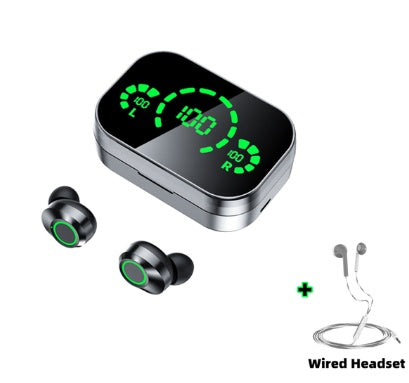 YD03 TWS Wireless Headset – Smart Display & Breathing Light